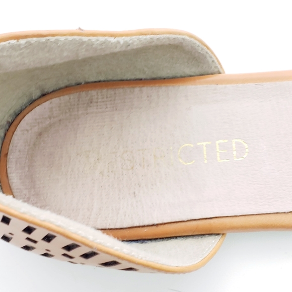 RESTRICTED Laser Cut Open Toe Flats - Picture 8 of 8